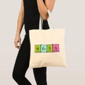 Westin periodic table name tote bag (Front (Product))