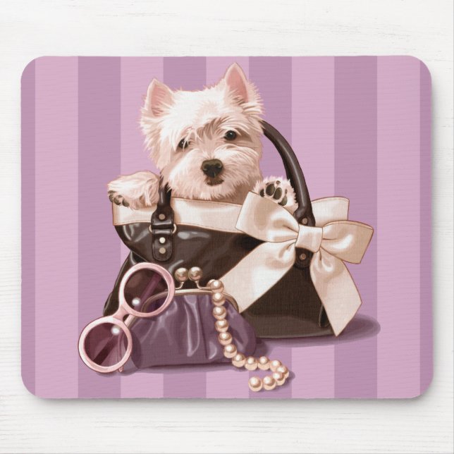 Westland Terrier Mouse Mat (Front)