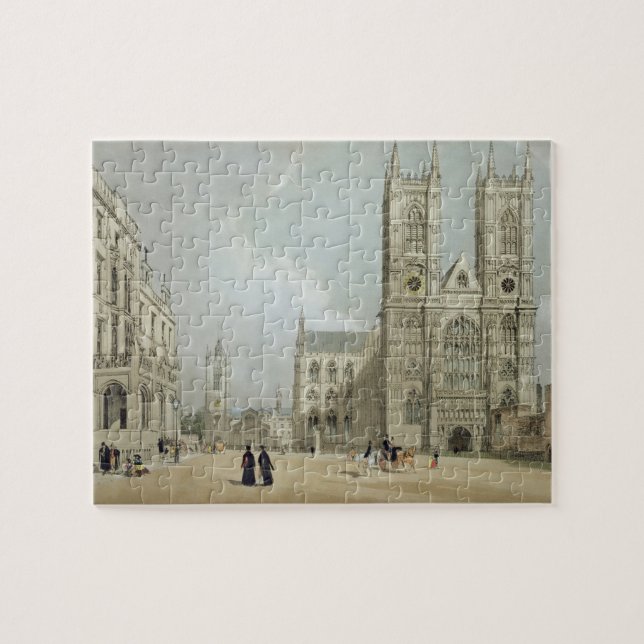 Westminster Abbey and Hospital, from 'London As It Jigsaw Puzzle (Horizontal)