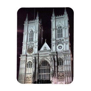 Westminster Abbey by Night Magnet