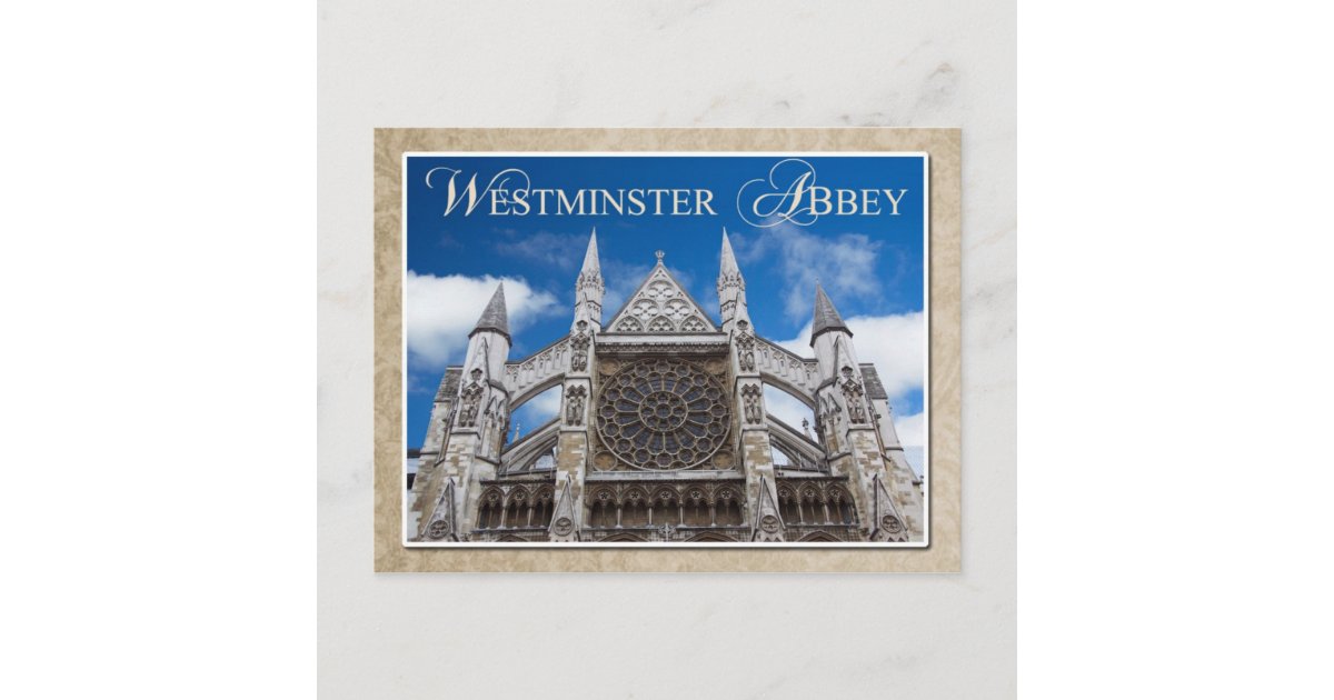 Westminster Abbey, London, England Postcard | Zazzle