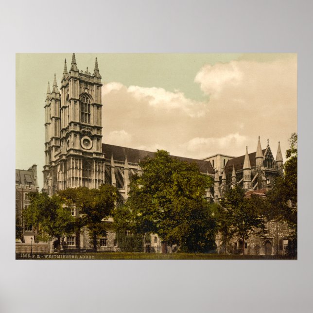 Westminster Abbey, London, England Poster (Front)