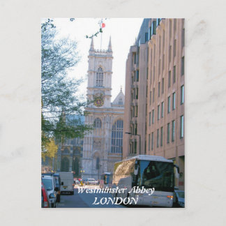 Westminster Abbey London UK postcard