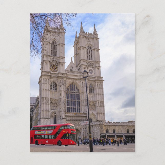 Westminster Abbey London UK Postcard (Front)