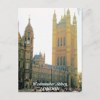 Westminster Abbey London UK postcard