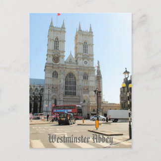 Westminster Abbey London UK postcard