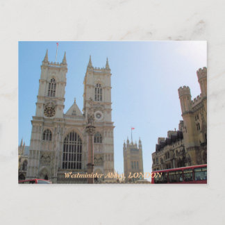 Westminster Abbey London UK postcard