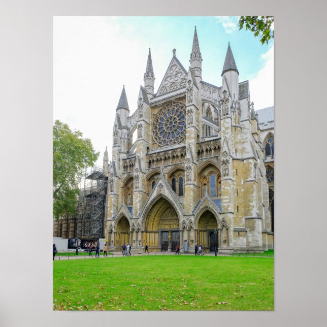 Westminster Abbey, London UK Poster (Front)