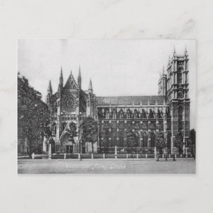 Westminster Abbey London Vintage Postcard