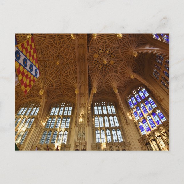 Westminster Abbey, Royal Air Force Chapel Postcard (Front)
