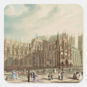 Westminster Abbey Square Sticker