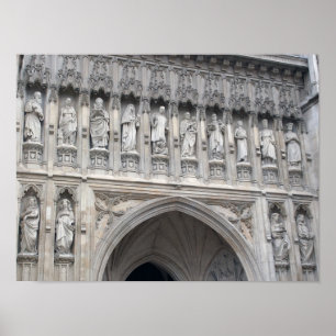 Westminster Abbey Statues Poster