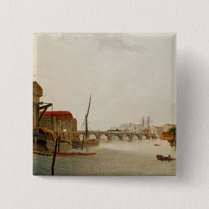 Westminster Bridge 15 Cm Square Badge
