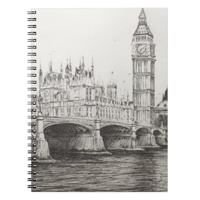 Westminster Bridge London UK. 30/10/2006 Notebook (Front)