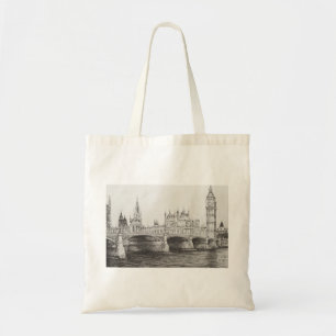 Westminster Bridge London UK. 30/10/2006 Tote Bag