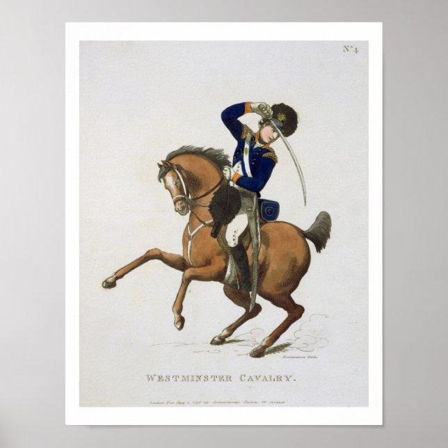 Westminster Cavalry Volunteer, plate 4 from 'Loyal Poster (Front)