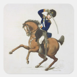 Westminster Cavalry Volunteer, plate 4 from 'Loyal Square Sticker