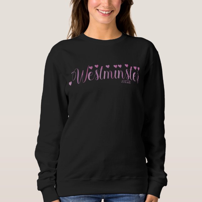 Westminster Colorado Valentine Sweatshirt (Front)