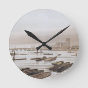 Westminster from Waterloo Bridge, incorporating th Round Clock