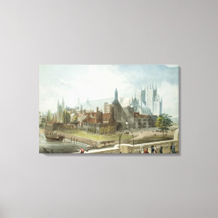 Westminster Hall and Abbey Canvas Print