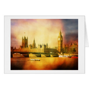 Westminster Palace and Bridge with Big Ben