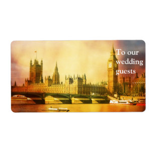 Westminster Palace and Bridge with Big Ben