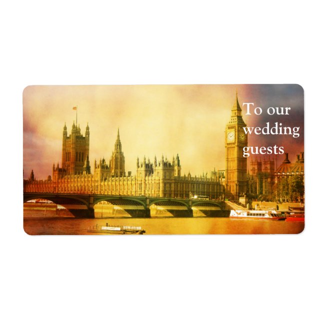 Westminster Palace and Bridge with Big Ben (Front)