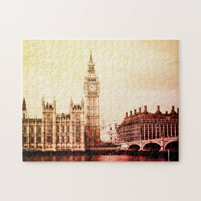 Westminster Palace, Big Ben - London (Britain) Jigsaw Puzzle (Horizontal)