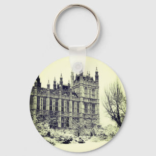 Westminster, Parliament, Winter London - British Key Ring