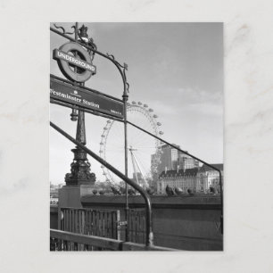 Westminster Station, London UK Postcard