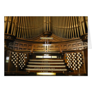 Westminster United Church organ card