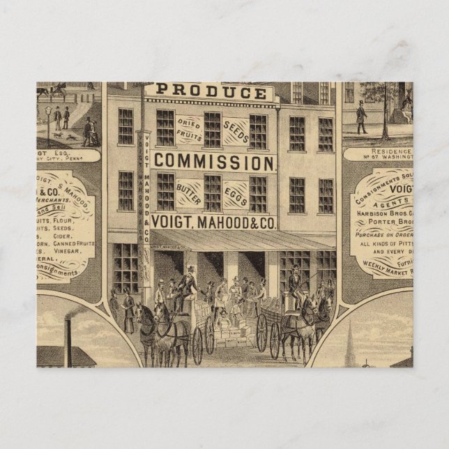 Westmoreland County, Pennsylvania Postcard (Front)