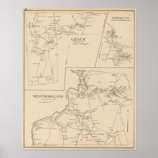 Westmoreland, Gilsum Poster (Front)