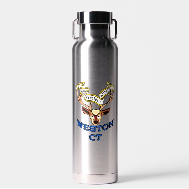 Weston Connecticutt Deer Water Bottle (Front)