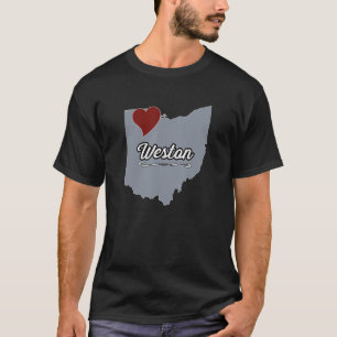 WESTON  Ohio OH City State USA  Cute Souvenir T-Shirt