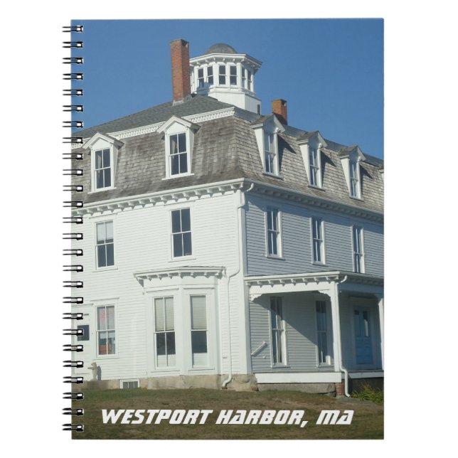 Westport Harbour, Massachusetts Cottage Notebook (Front)