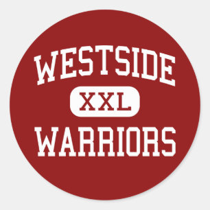 Westside - Warriors - High School - Omaha Nebraska Classic Round Sticker