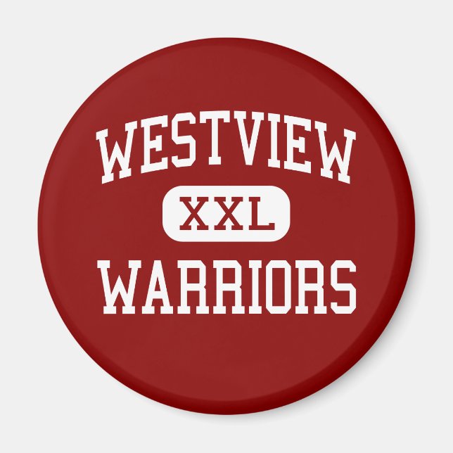 Westview - Warriors - High School - Topeka Indiana Magnet (Front)
