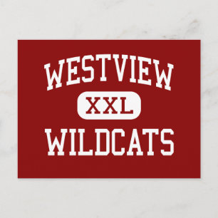 Westview - Wildcats - High - Portland Oregon Postcard