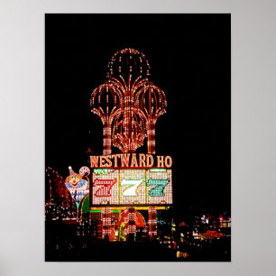 Westward Ho Las Vegas Marquee Poster