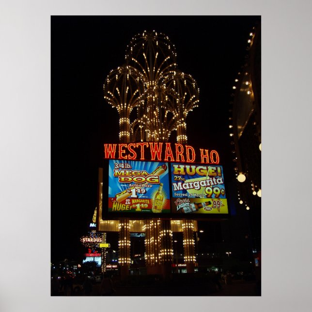 Westward Ho Las Vegas Poster Print (Front)