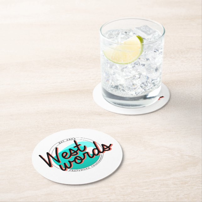 Westwords Set of Paper Coasters (Insitu)