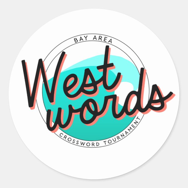 Westwords Sticker (sheet of 6) (Front)