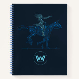 Westworld Dolores Riding Horse Circuit Graphic Notebook