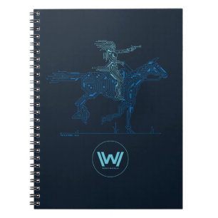 Westworld Dolores Riding Horse Circuit Graphic Notebook