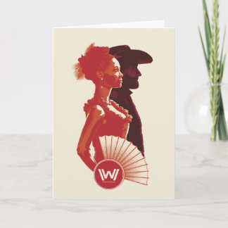 Westworld | Maeve & Hector Stencil Portrait Card