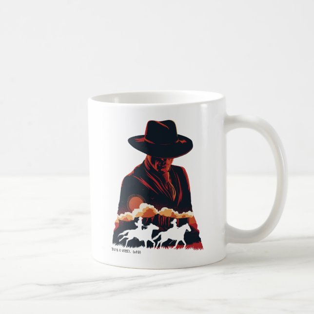 Westworld | Man in Black Desert Silhouette Coffee Mug (Right)