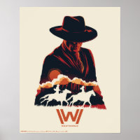 Westworld | Man in Black Desert Silhouette