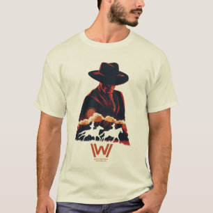 Westworld Man in Black Desert Silhouette T-Shirt
