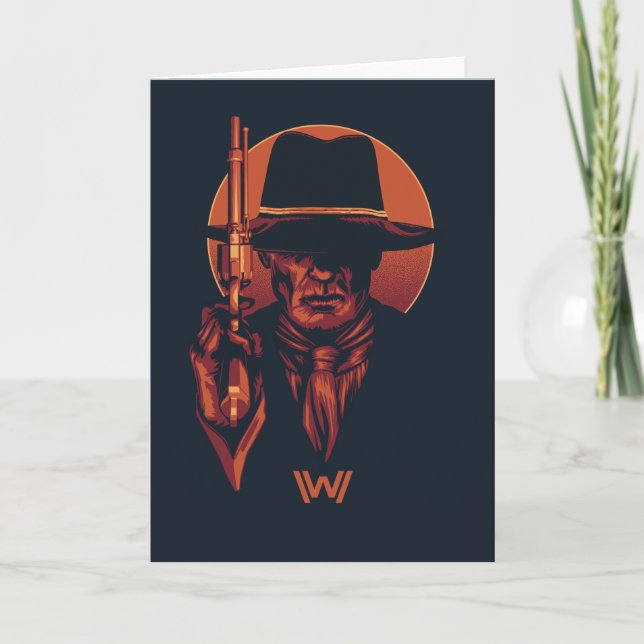 Westworld | Man in Black With Revolver Card (Front)